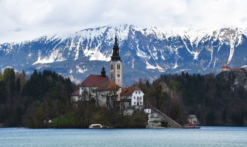 De omgeving van Ljubljana in Slovenië