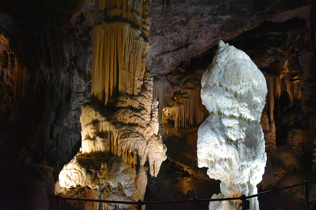 De grotten van Postojna in Slovenië