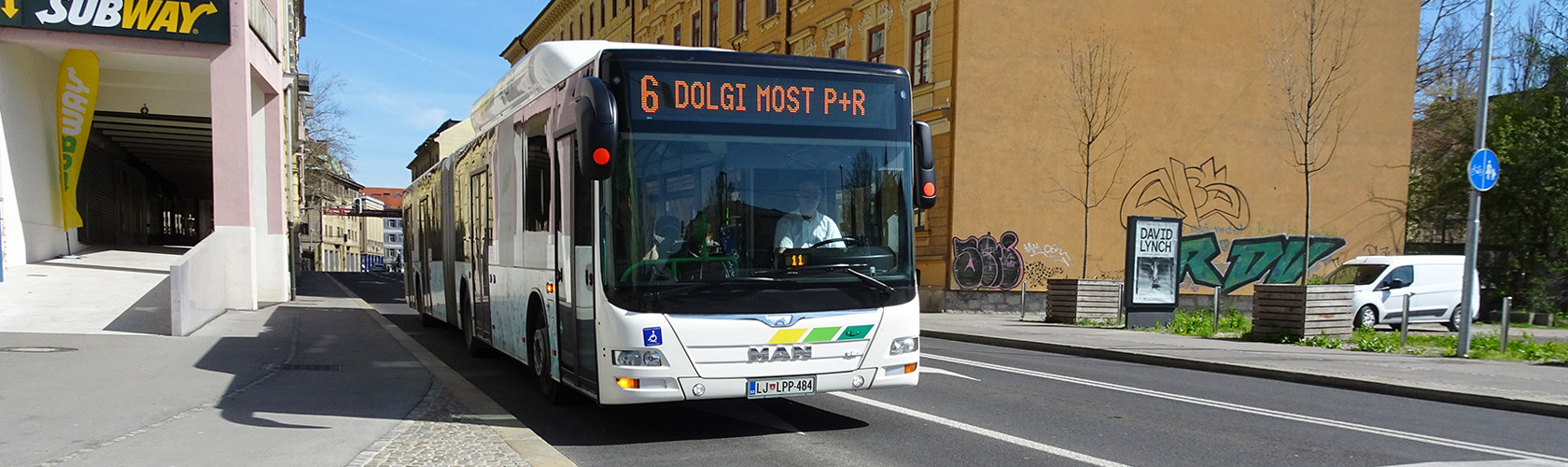 Bussen in Ljubljana