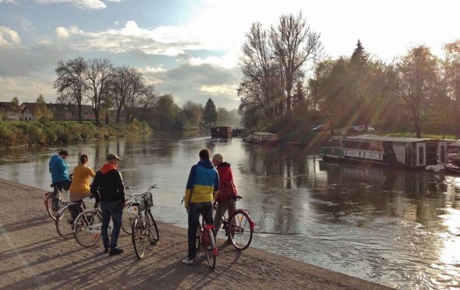 Fietstocht door Ljubljana