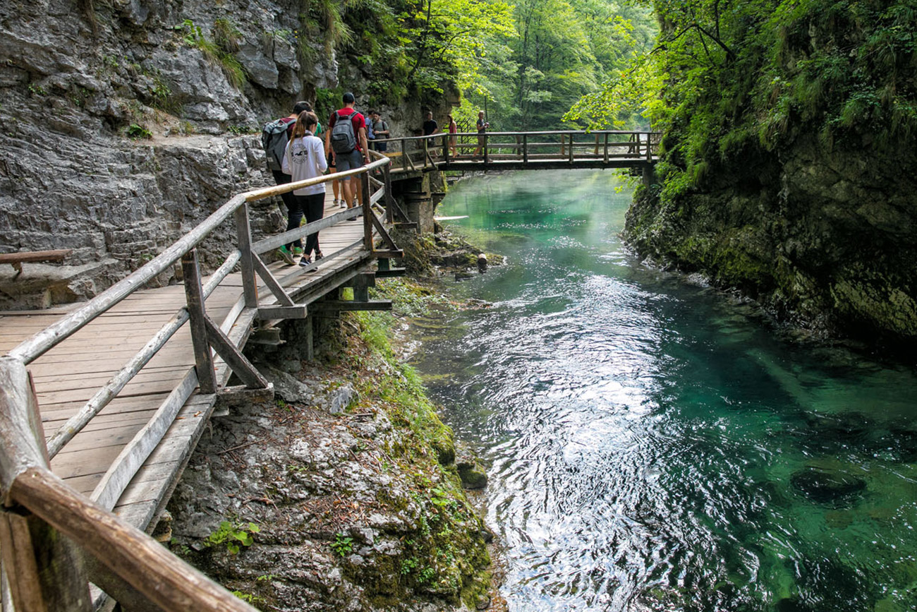 Vintgar Kloof in Slovenië