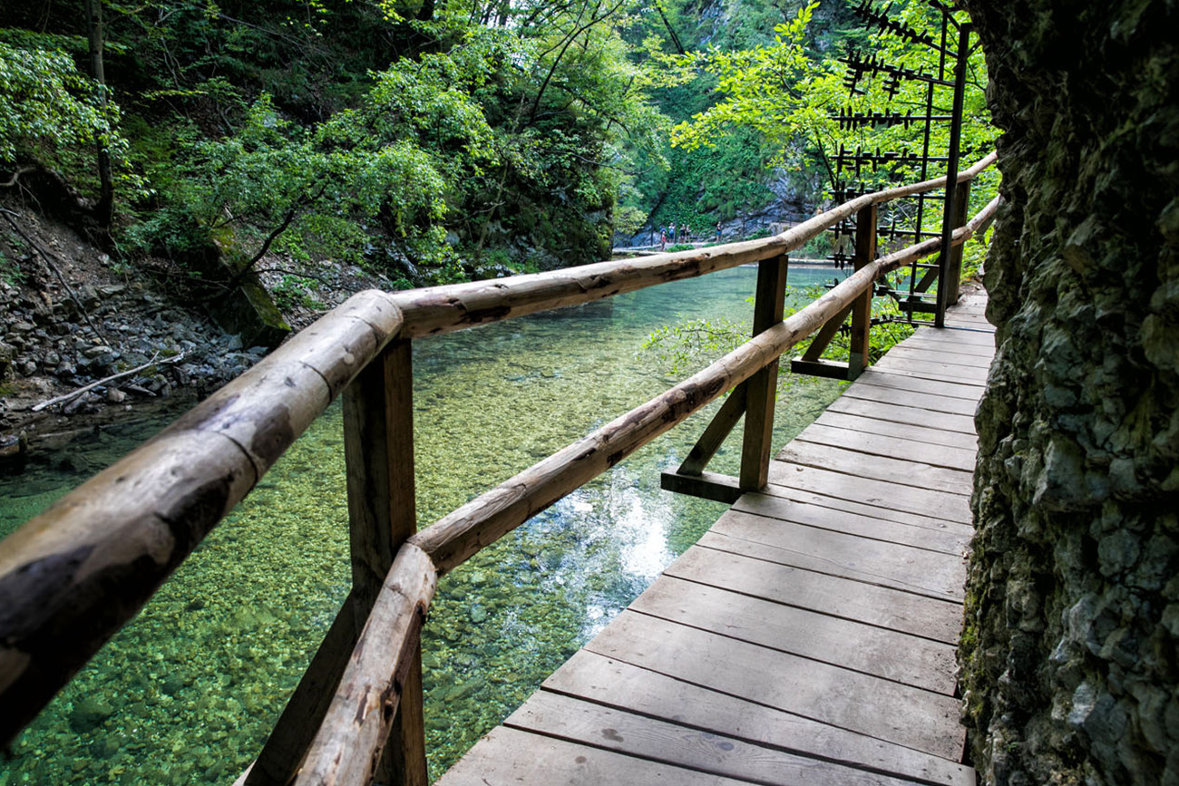 Vintgar Kloof in Slovenië