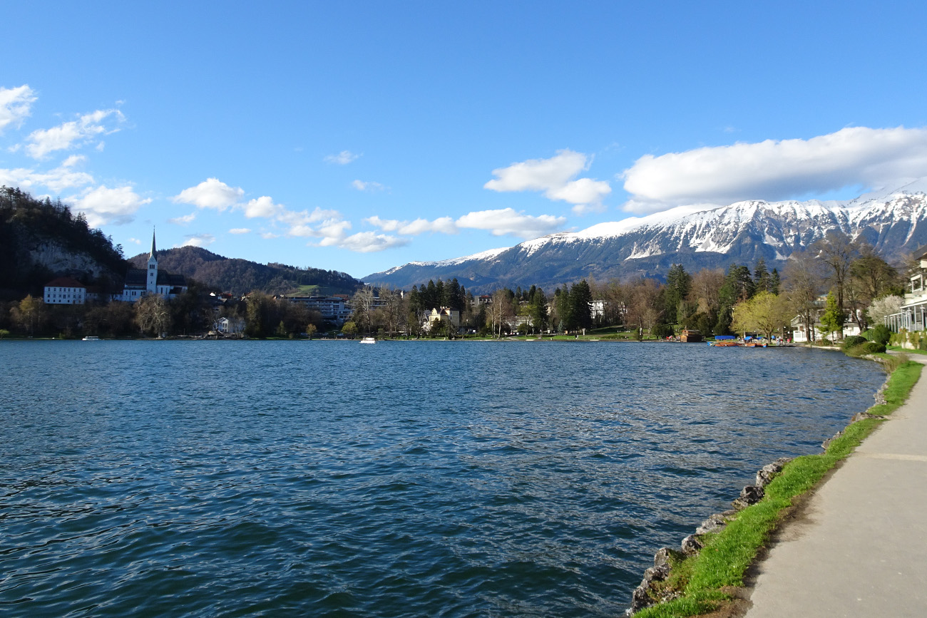 Het meer van Bled in Slovenie