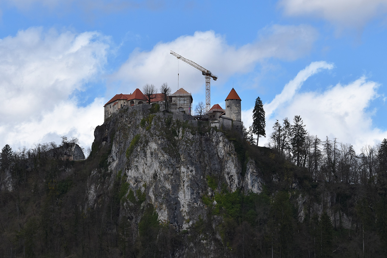 Het kasteel van Bled in Slovenië 