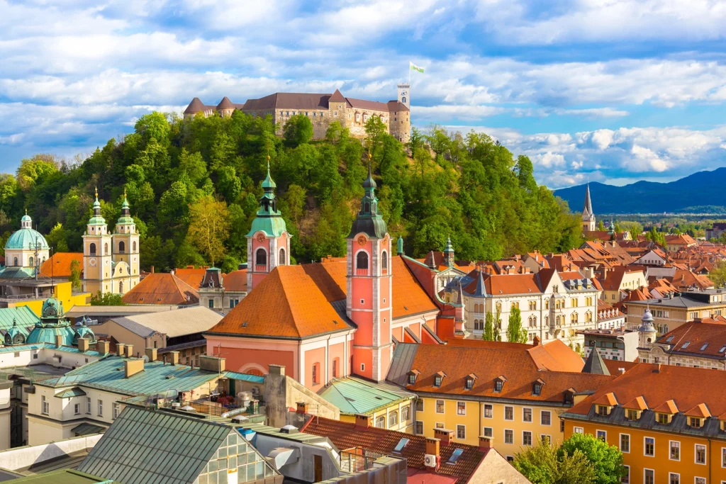 Ljubljanski Grad in Ljubljana bezoeken